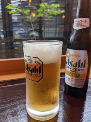 風呂上がりにノンアルビール