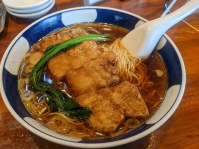 はしごの「排骨麺」